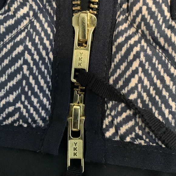 J. Crew Puffer Vest, Herringbone Print, sz XXS. - Picture 9 of 10